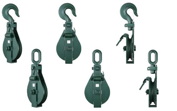 Ròng rọc KONDOTEC - Móc Cẩu - 1 rãnh và 6 rãnh