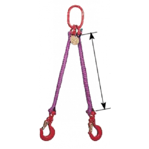 Sling Cáp Vải Cẩu Hàng 2 Chân - SAMWOO - Hàn Quốc