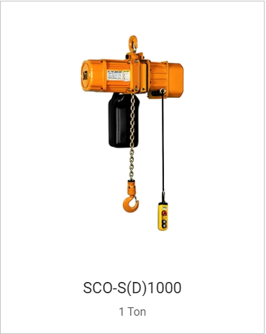 Palang Xích Điện 2 Tốc Độ 1 Tấn Cố Định
