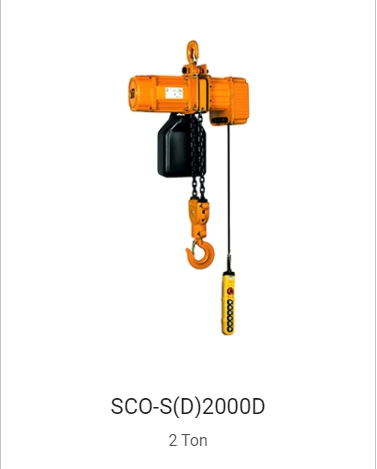 Palang Xích Điện 1 tốc độ 2 tấn Cố Định