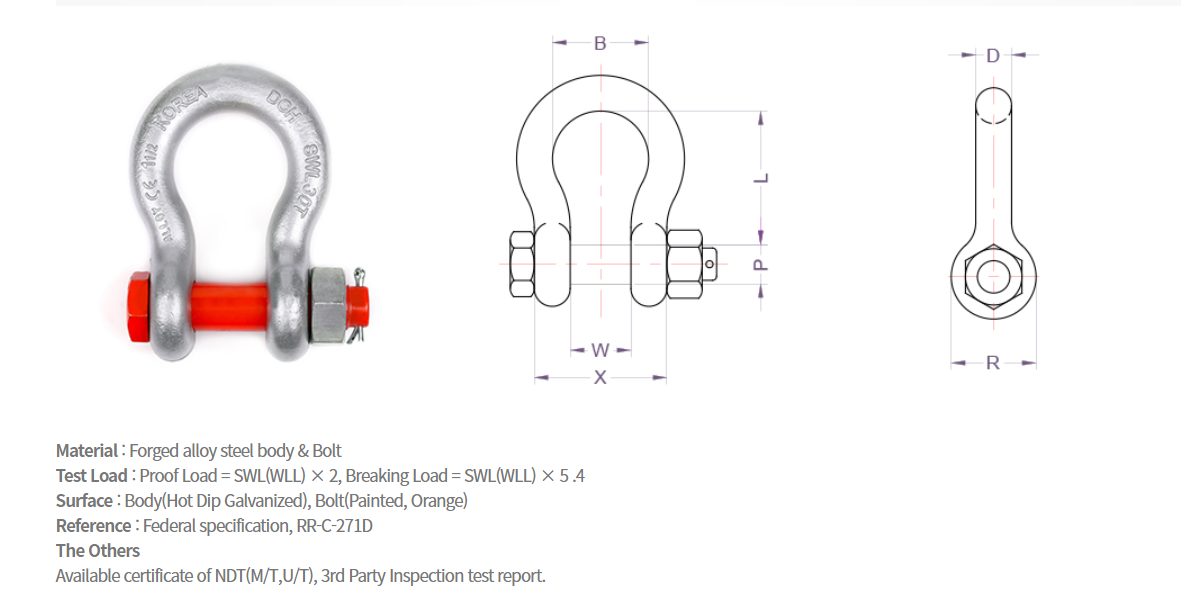 bảng vẽ kỹ thuật ma ní omega chốt xỏ an toàn thép alloy bảng vẽ kỹ thuật ma ní omega chốt xỏ an toàn thép alloy