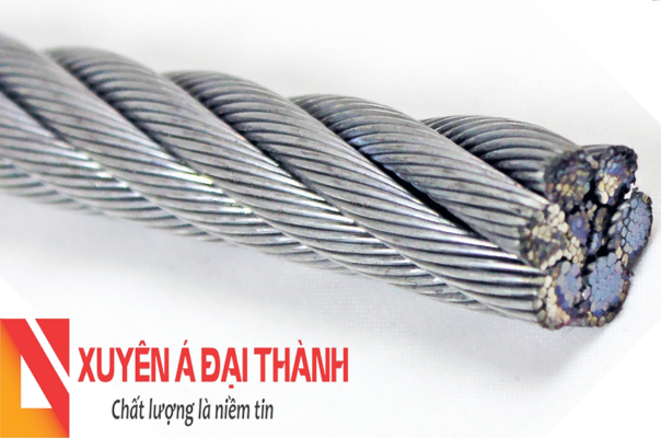 Cáp Thép 6xWS36+FC/IWRC CHUNGWOO Hàn Quốc 8mm đến 77mm