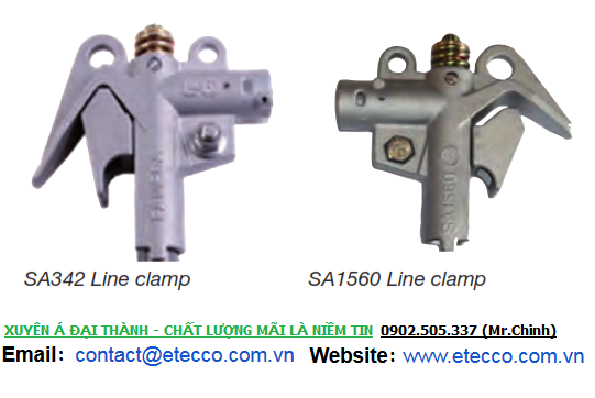 Kẹp tiếp địa cao thếp nối đất Fameca Kẹp tiếp địa cao thếp nối đất Fameca
