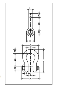 Ma-Ní G-2140,S-2140- Crosby USA- Loại Omega Ma-Ní G-2140,S-2140- Crosby USA- Loại Omega