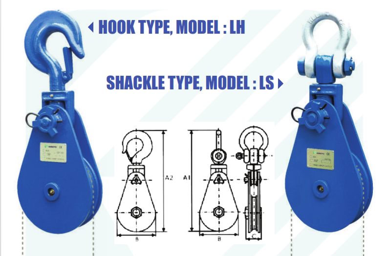 R&ograve;ng Rọc - Puly Kondotec Nhật Bản Model LH v&agrave; LS
