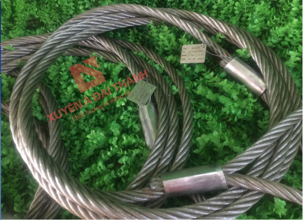 Sling Cáp Thép Bấm Chì Gia Công Theo Yêu Cầu Của Khách Hàng sling-cap-thep