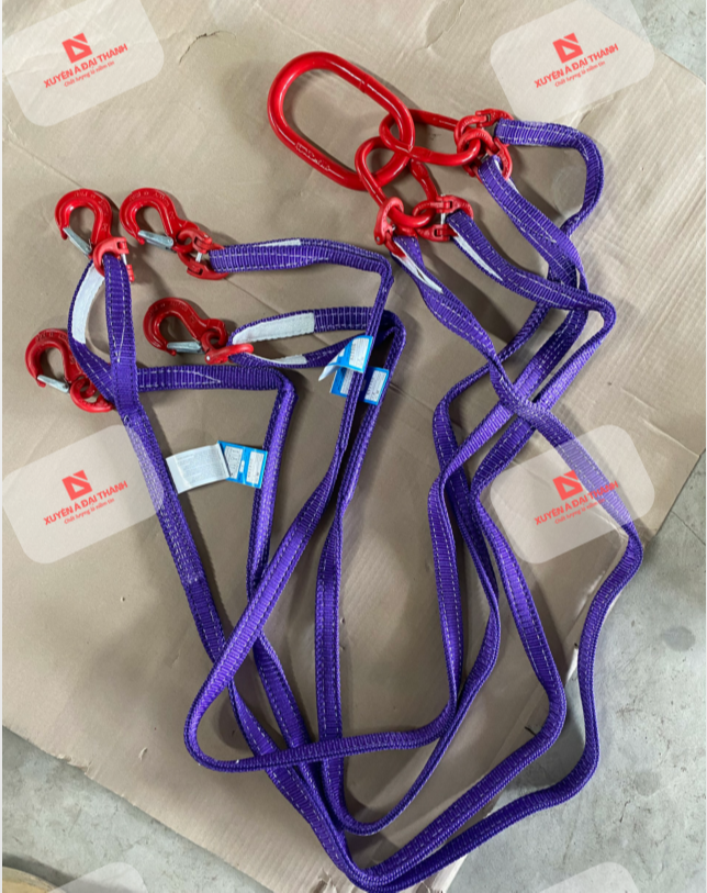 Sling Cáp Vải Cẩu Hàng Đa Năng Samwoo Hàn Quốc